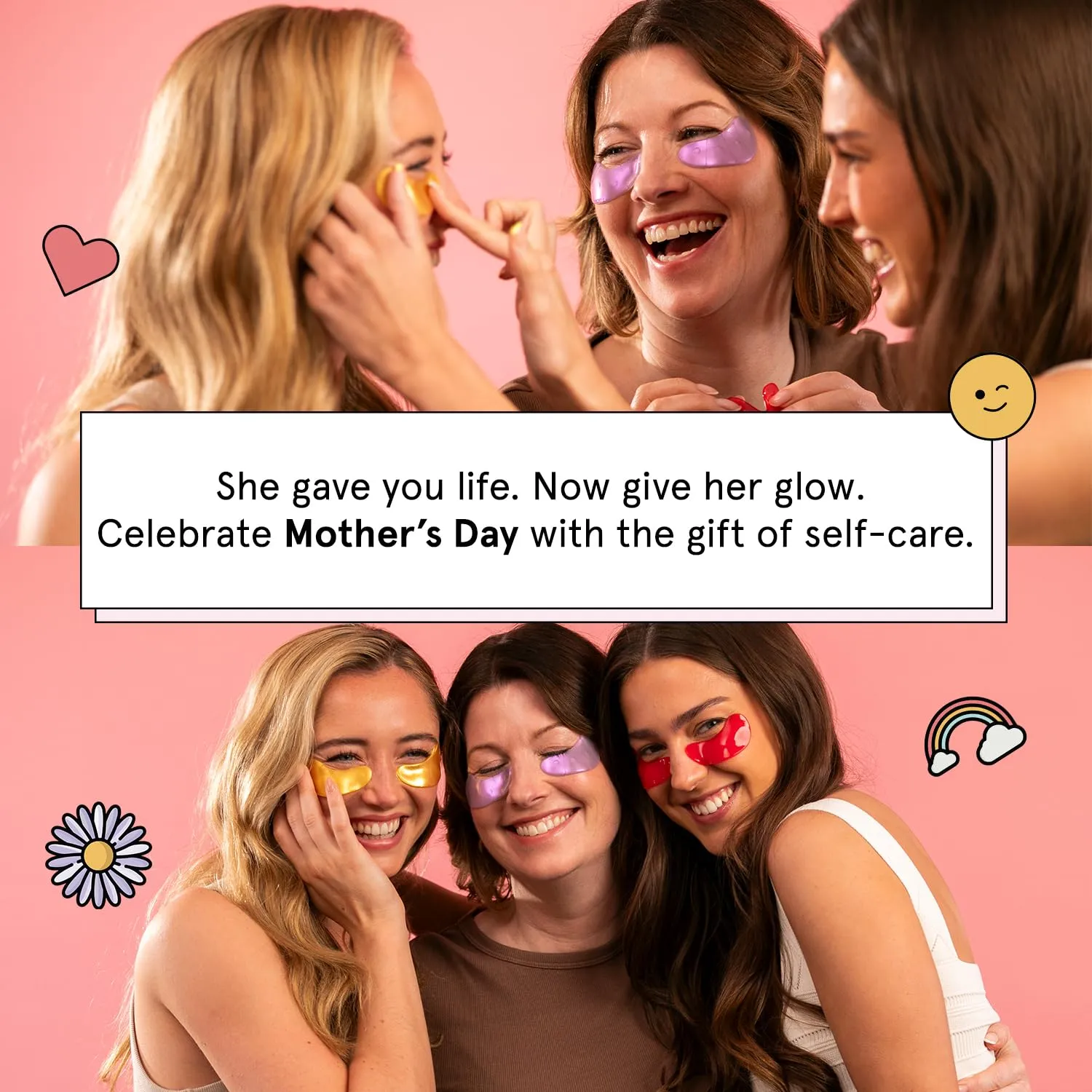 grace & stella Award Winning Under Eye Mask - Birthday Gifts For Women - Bridesmaid Gifts - Reduce Dark Circles, Puffy Eyes, Undereye Bags, Wrinkles - Under Eye Patches - Vegan (24 Pairs, Pink)