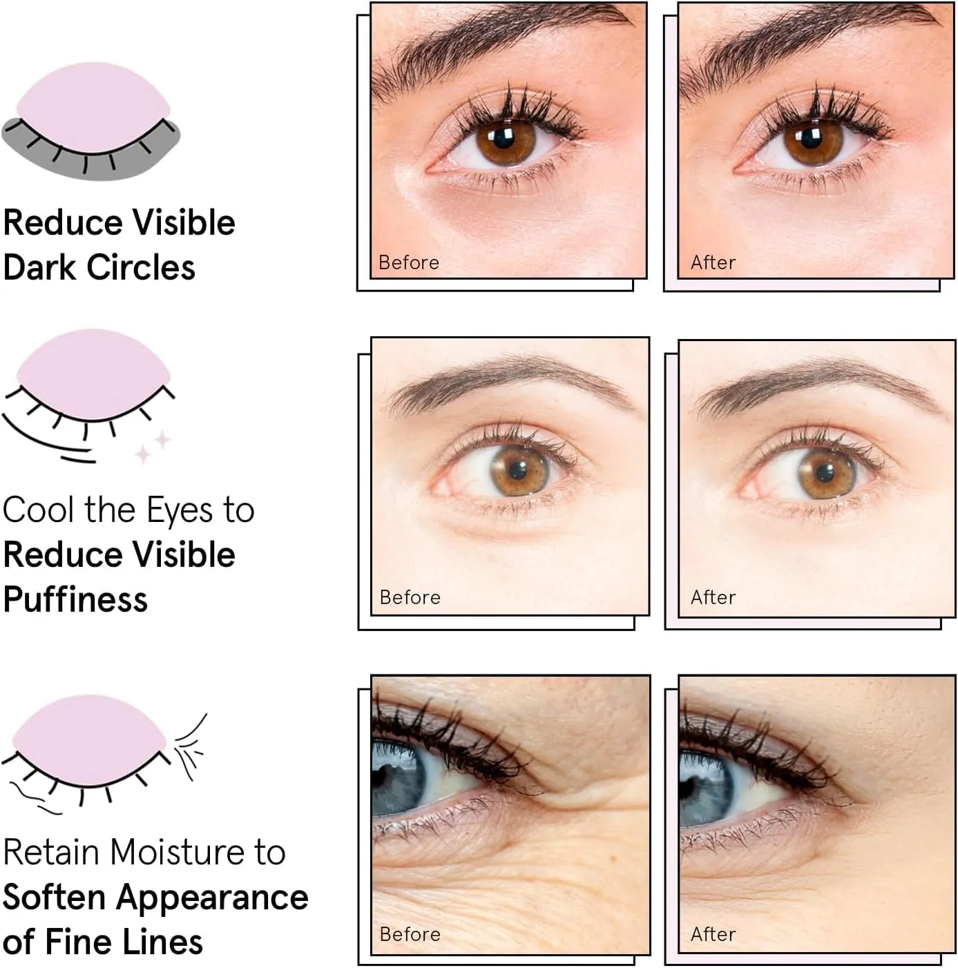 grace & stella Under Eye Patches - Mothers Day Gifts for Mom, Birthday Gifts for Women (12 pairs) Gift for Her - Vegan Eye Masks for Puffy Eyes & Dark Circles - Anniversary, Bachelorette Party Favors