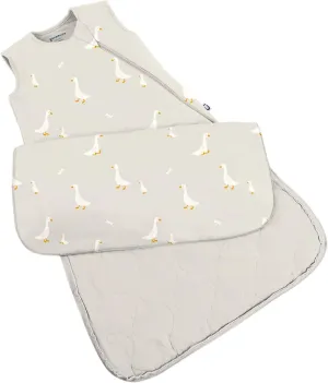 GUNAMUNA Unisex Baby, Toddler Wearable Sleeping Bag Bamboo Rayon, Premium Duvet Sleep Sack, 0.5 TOG
