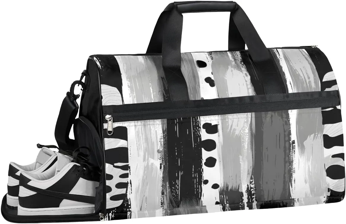 Gym Bag for Men, Sports Bag,Travel Duffle Bag for Men,Water Resistant,Overnight Weekender Duffel Bag backpack, Black