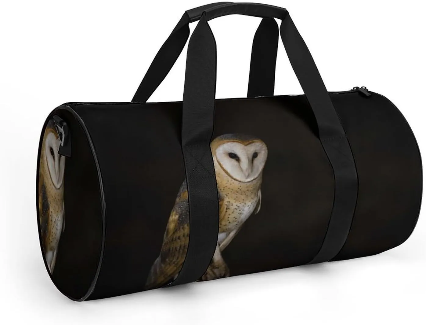 Gym Bag for Men Women Owl in The Dark Duffel Bag Overnight Bag with Compartment Gym Sackpac
