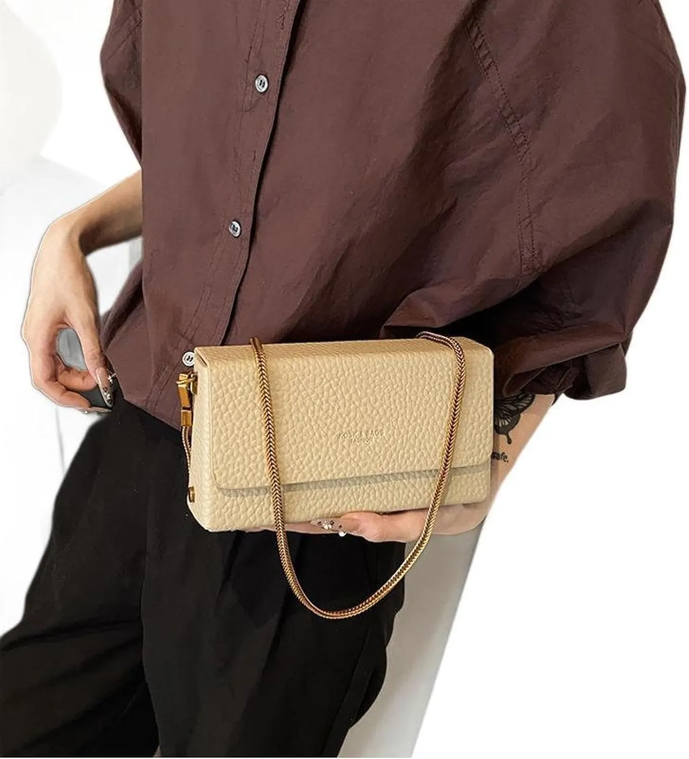 Hand-held Women's Shoulder Bag Cross-body Bucket Bag