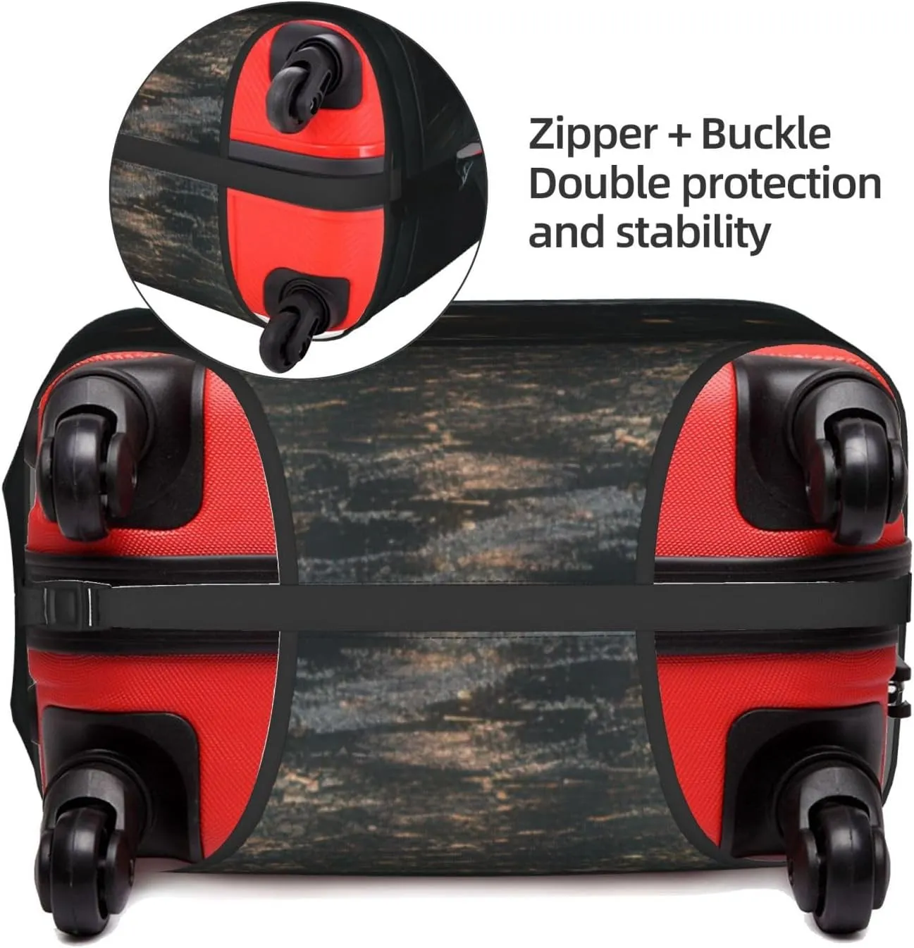 Haunted Mansions Print Suitcase Protector For Travel,Stylish And Protective Bag Covers For Luggage