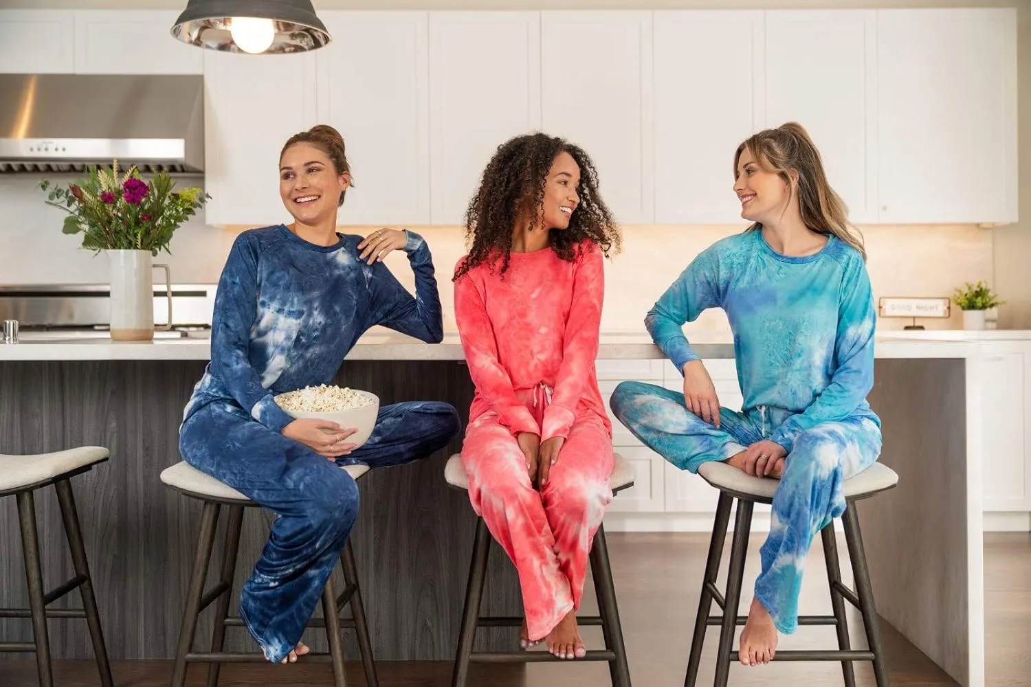 Hello Mello Dyes The Limit Lounge Long Sleeve Pajama Top