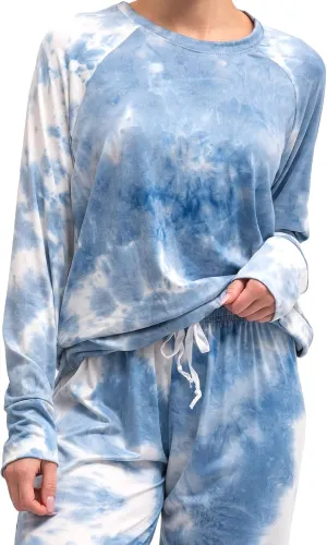 Hello Mello Dyes The Limit Lounge Long Sleeve Pajama Top