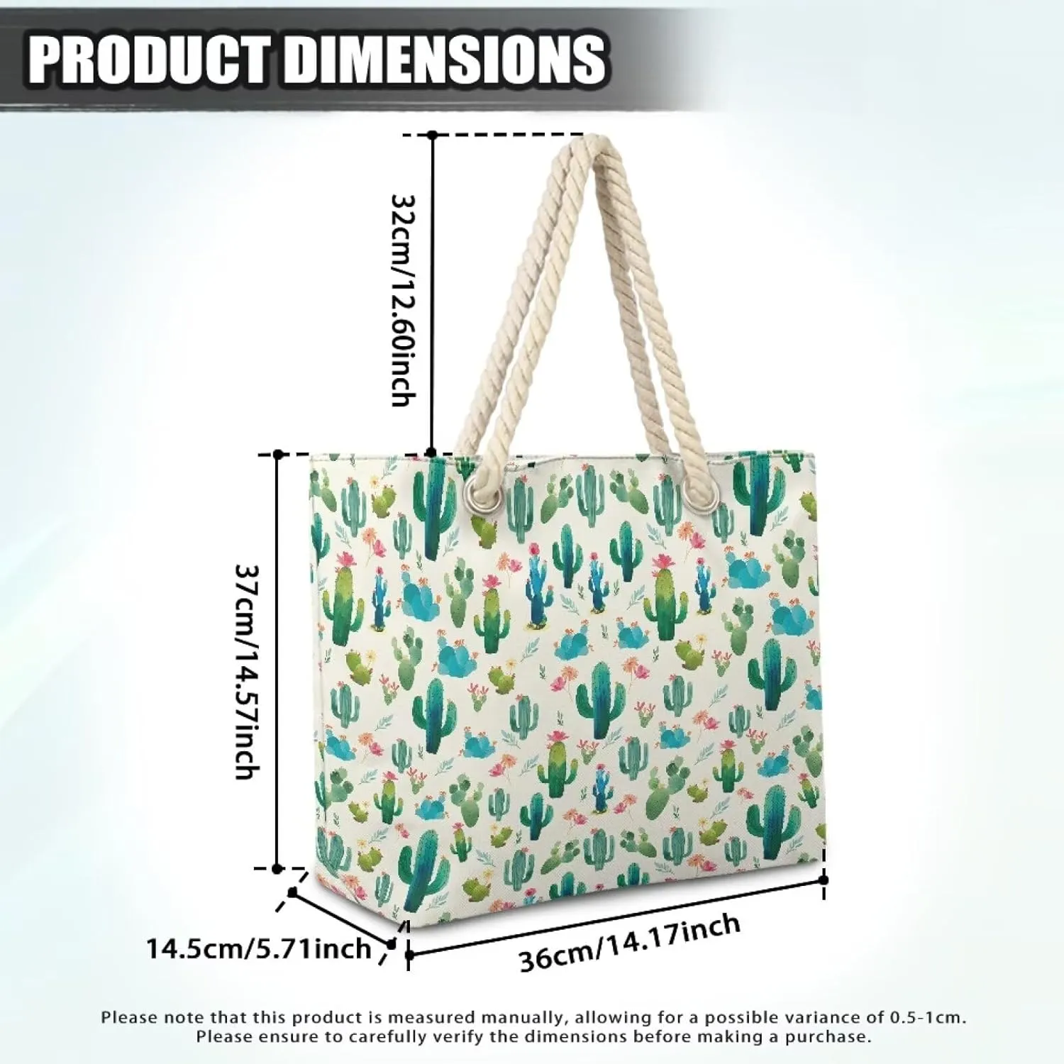Hemp Rope Tote Bag for Women Men Lightweight Reusable Shopping Bags with Portable Handle Beach Travel Work Handbag