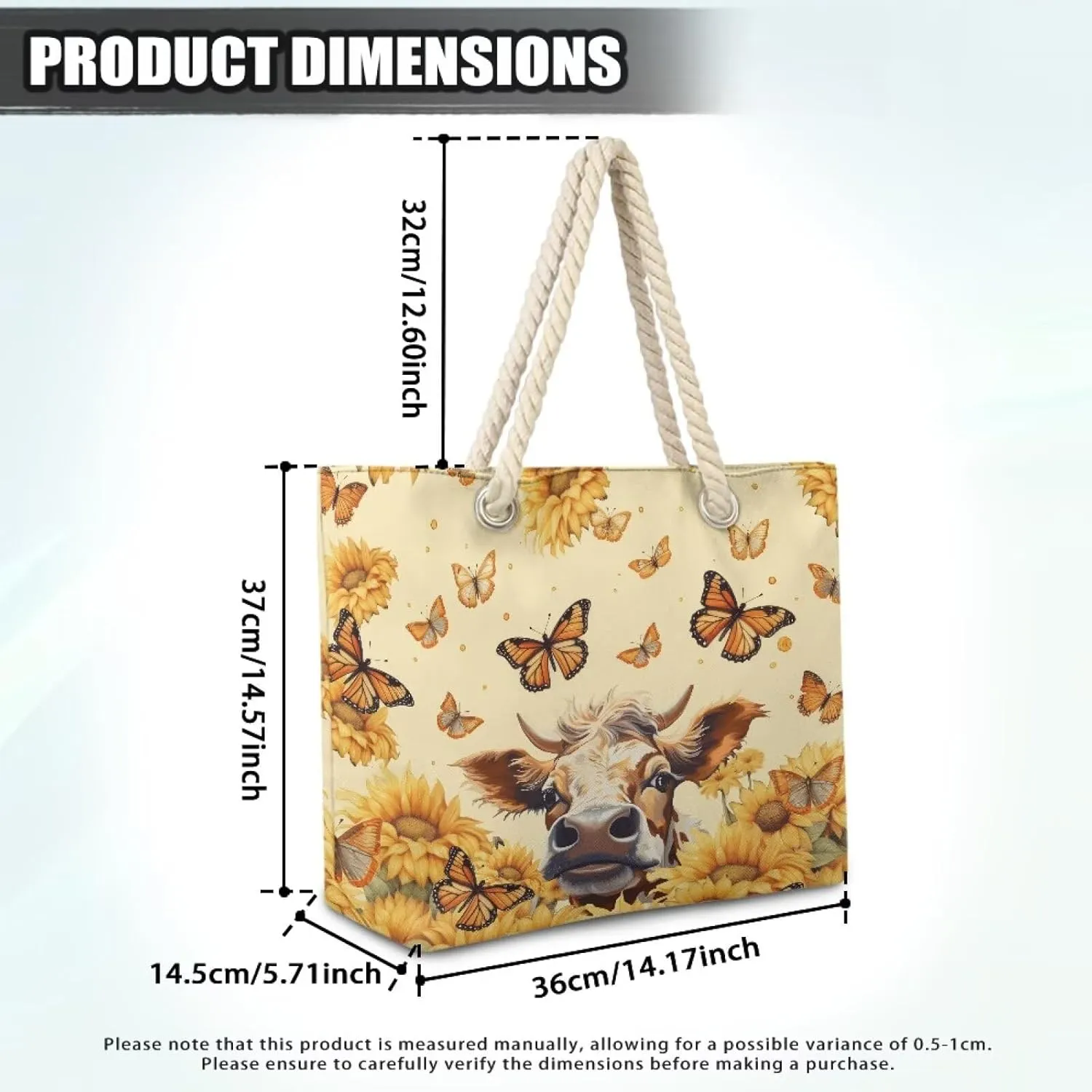 Hemp Rope Tote Bag for Women Men Lightweight Reusable Shopping Bags with Portable Handle Beach Travel Work Handbag