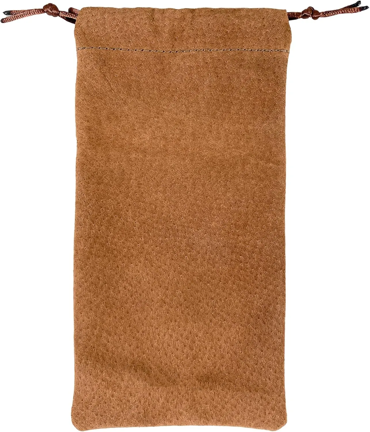 Hide & Drink, Drawstring Bag for Tobacco Pipe Handmade from Sheepskin, Multipurpose Storage for Travel (Cinnamon)