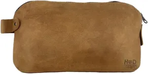Hide & Drink, Large Rustic All Purpose Dopp Kit Utility Bag for Cords & Chargers, Travel Bag, Multi-Purpose Bag, Full Grain Leather, Handmade