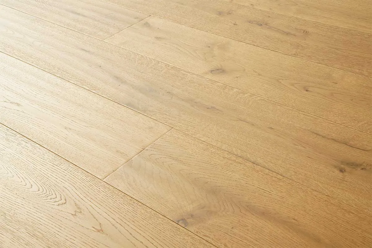 Home Choice Engineered European Rustic Oak 14mm x 190mm Natural Brushed Invisible Oiled