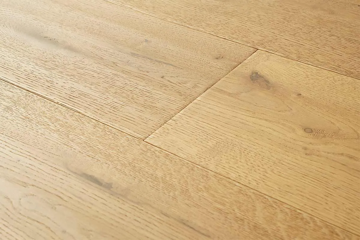 Home Choice Engineered European Rustic Oak 14mm x 190mm Natural Brushed Invisible Oiled