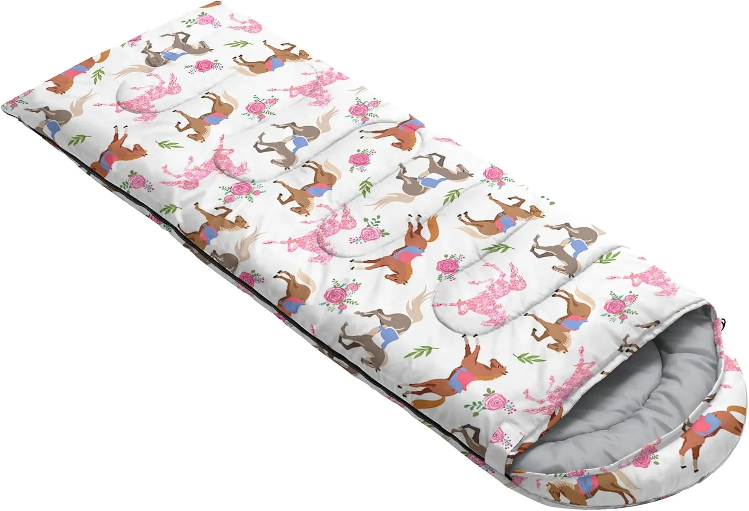 HOSIMA Mermaid Tail Kids Sleeping Bags for Camping Hiking Travel,Purple Fish Scale Backpacking Sleeping Bag Sleep Away Camp Stuff for Girls,4 Seasons Lightweight Sleeping Bags for Adults.