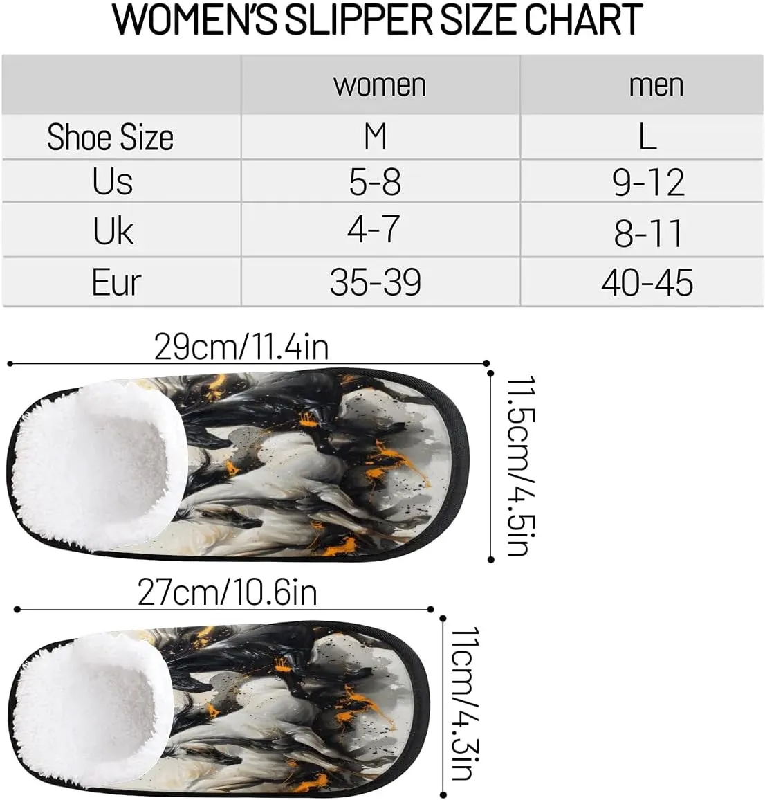 House Slippers for Women Men Cozy Slippers with Non-slip Sole Indoor House Shoes Warm Plush Slippers for Home Bedroom Travel