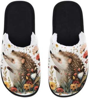 House Slippers for Women Men Soft Cozy Non Slip Lightweight Winter House Shoes for Indoor Outdoor