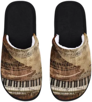 House Slippers for Women Men Soft Cozy Non Slip Lightweight Winter House Shoes for Indoor Outdoor