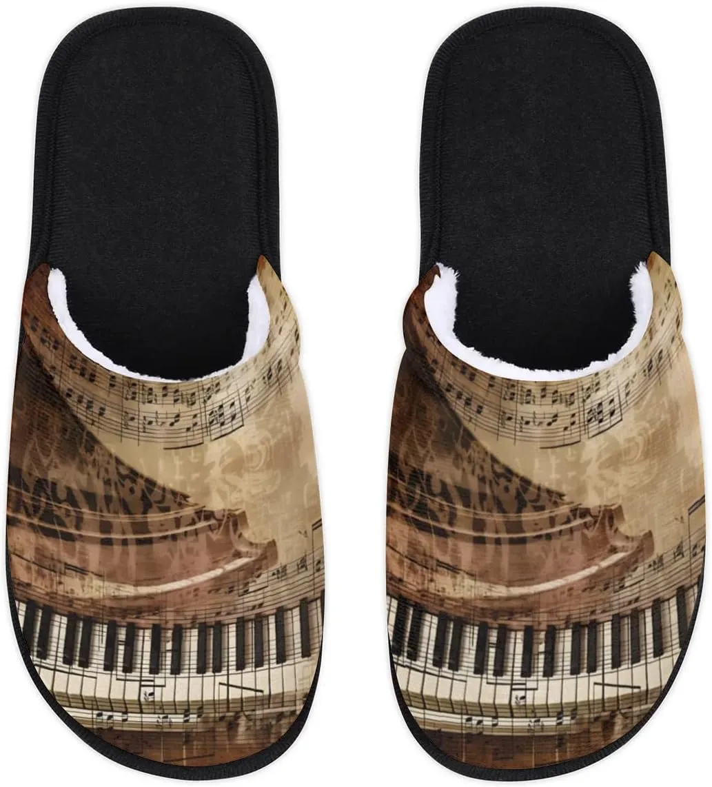 House Slippers for Women Men Soft Cozy Non Slip Lightweight Winter House Shoes for Indoor Outdoor
