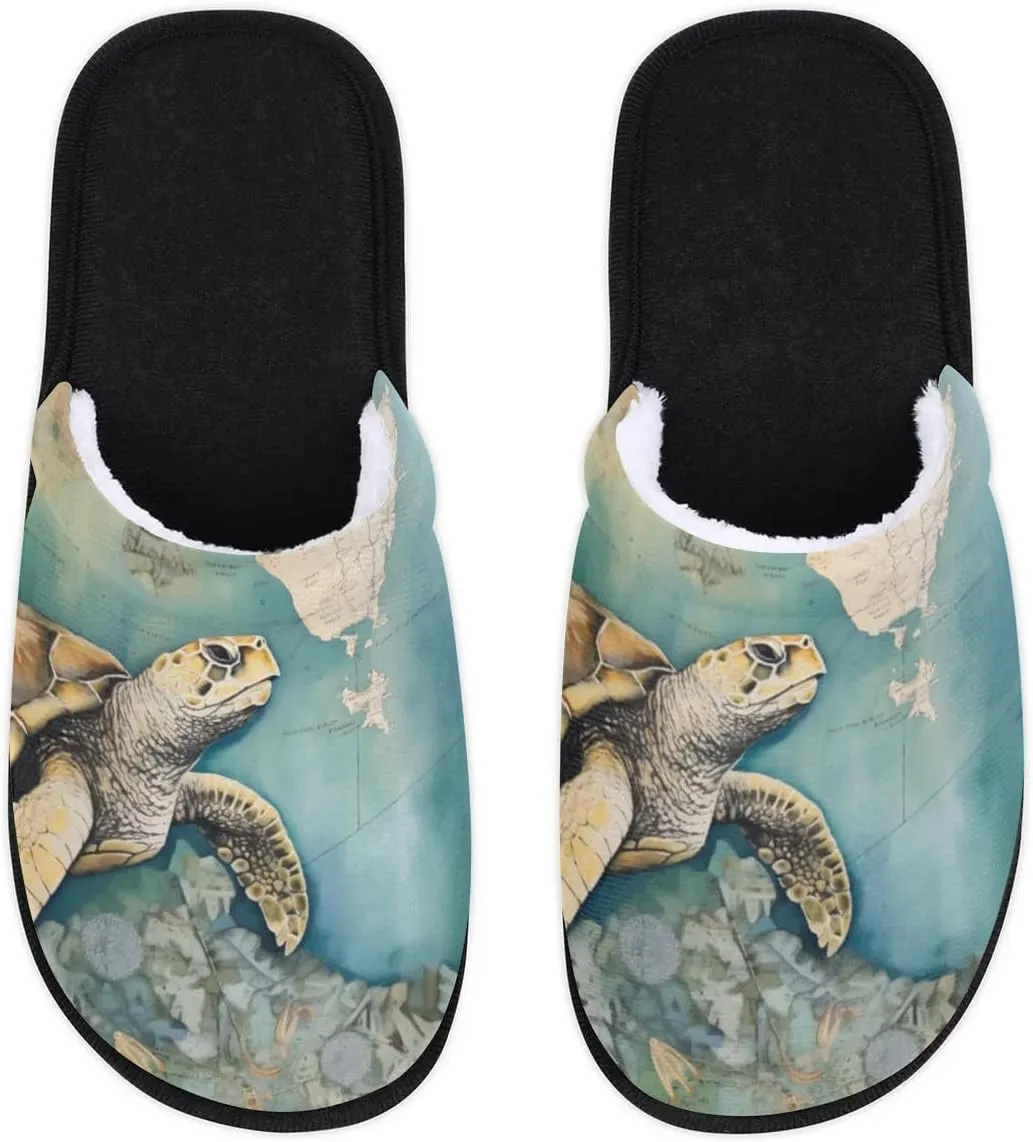 House Slippers for Women Men Soft Cozy Non Slip Lightweight Winter House Shoes for Indoor Outdoor