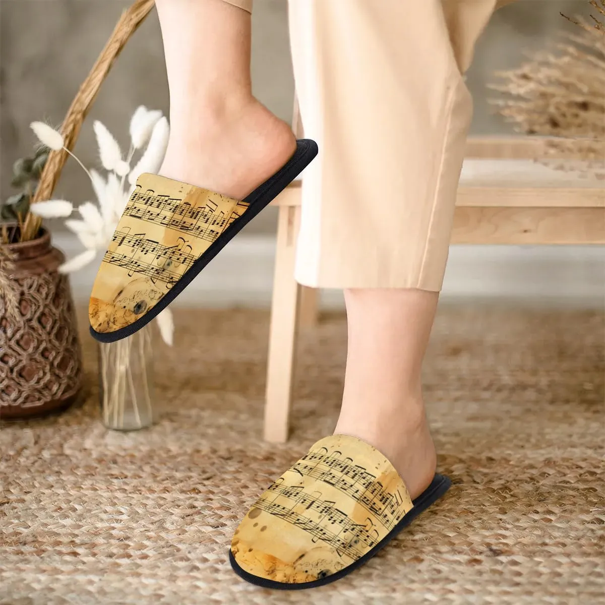 House Slippers for Women Men Soft Cozy Non Slip Lightweight Winter House Shoes for Indoor Outdoor