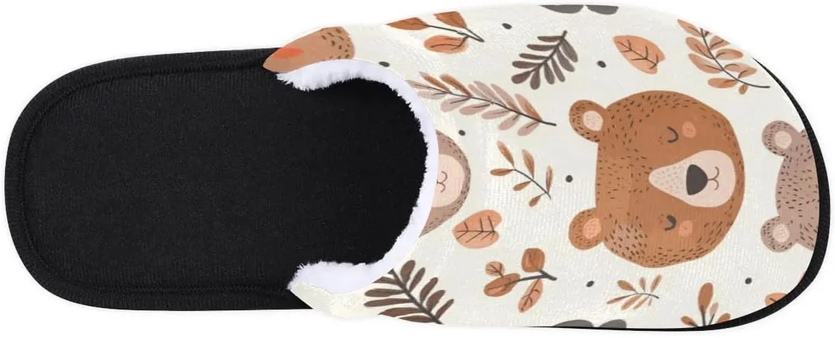 House Slippers for Women Men Soft Cozy Non Slip Lightweight Winter House Shoes for Indoor Outdoor