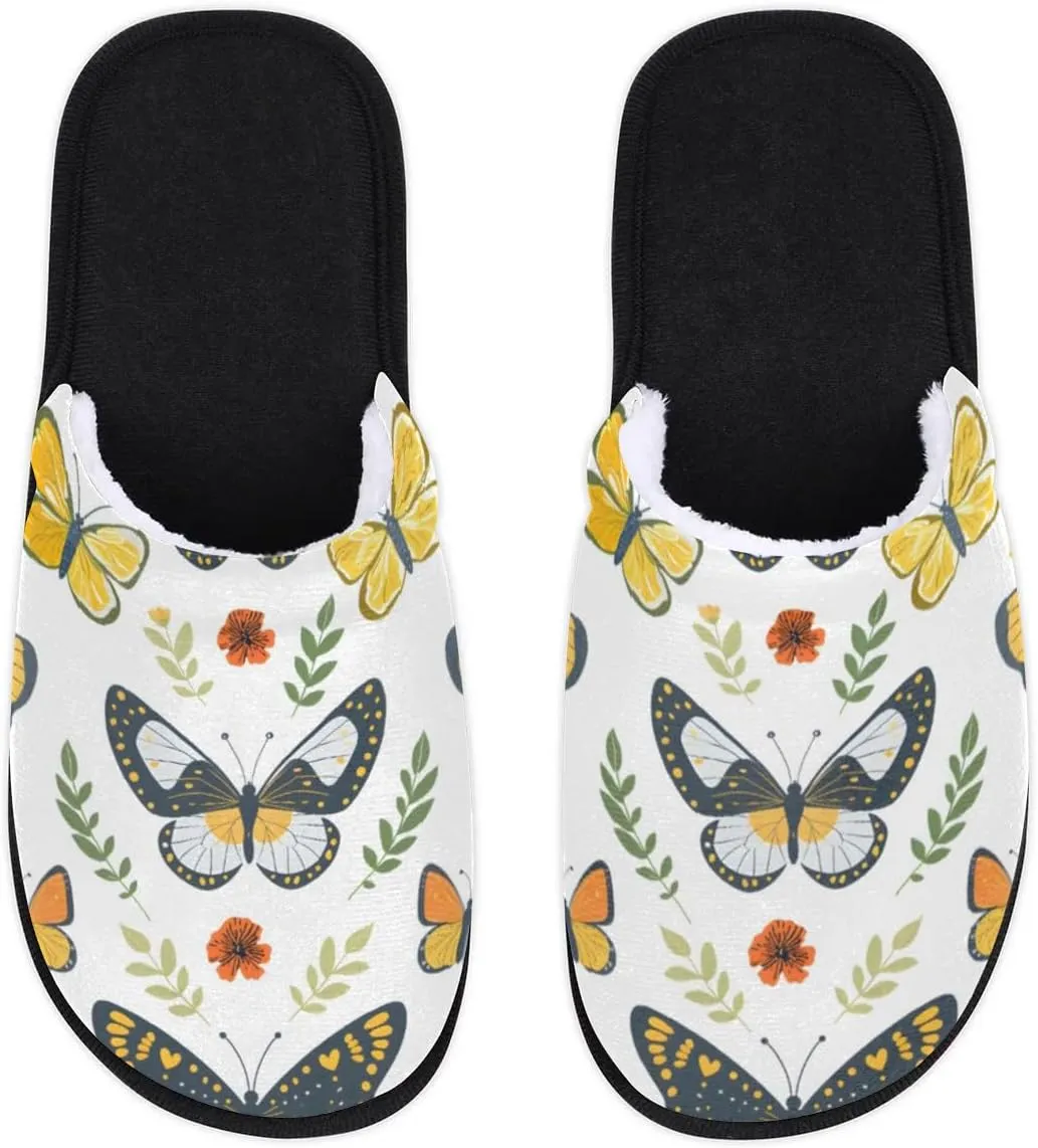 House Slippers for Women Men Soft Cozy Non Slip Lightweight Winter House Shoes for Indoor Outdoor