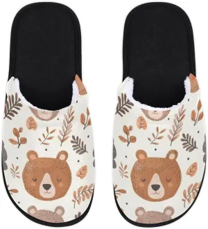 House Slippers for Women Men Soft Cozy Non Slip Lightweight Winter House Shoes for Indoor Outdoor