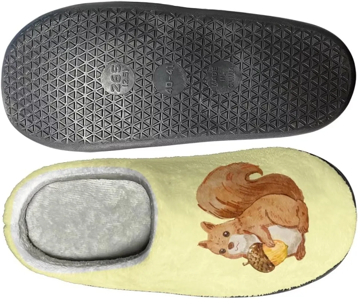 House Slippers HouseSlip-On Rugged Scuff Slippers Spa Slippers for Home Indoor Travel