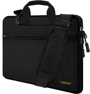 Hseok 17.3 Inch Laptop Shoulder Bag for Most 17.3" Dell Asus HP Lenovo Notebooks, Black