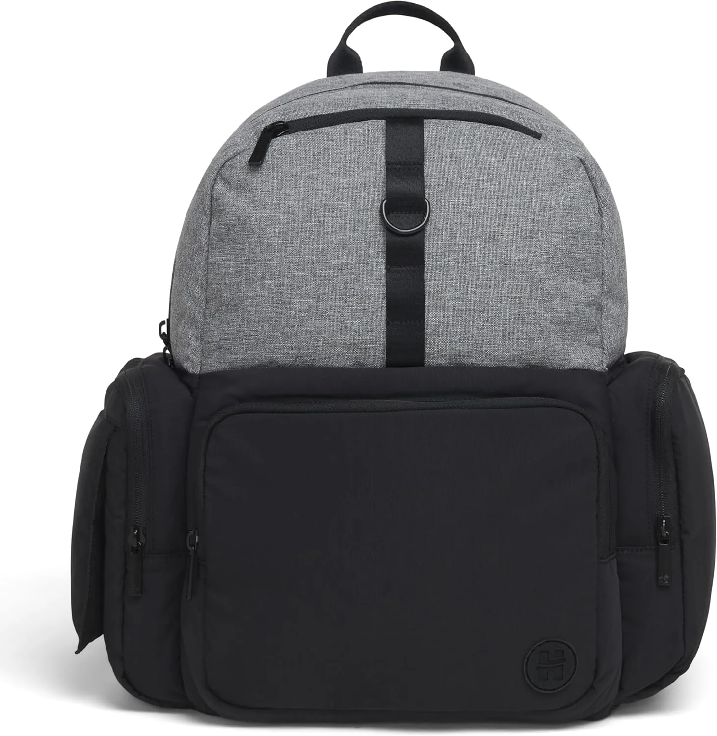 Huggies Day Pack Diaper Backpack, Dark Grey Heather/Black, One Size
