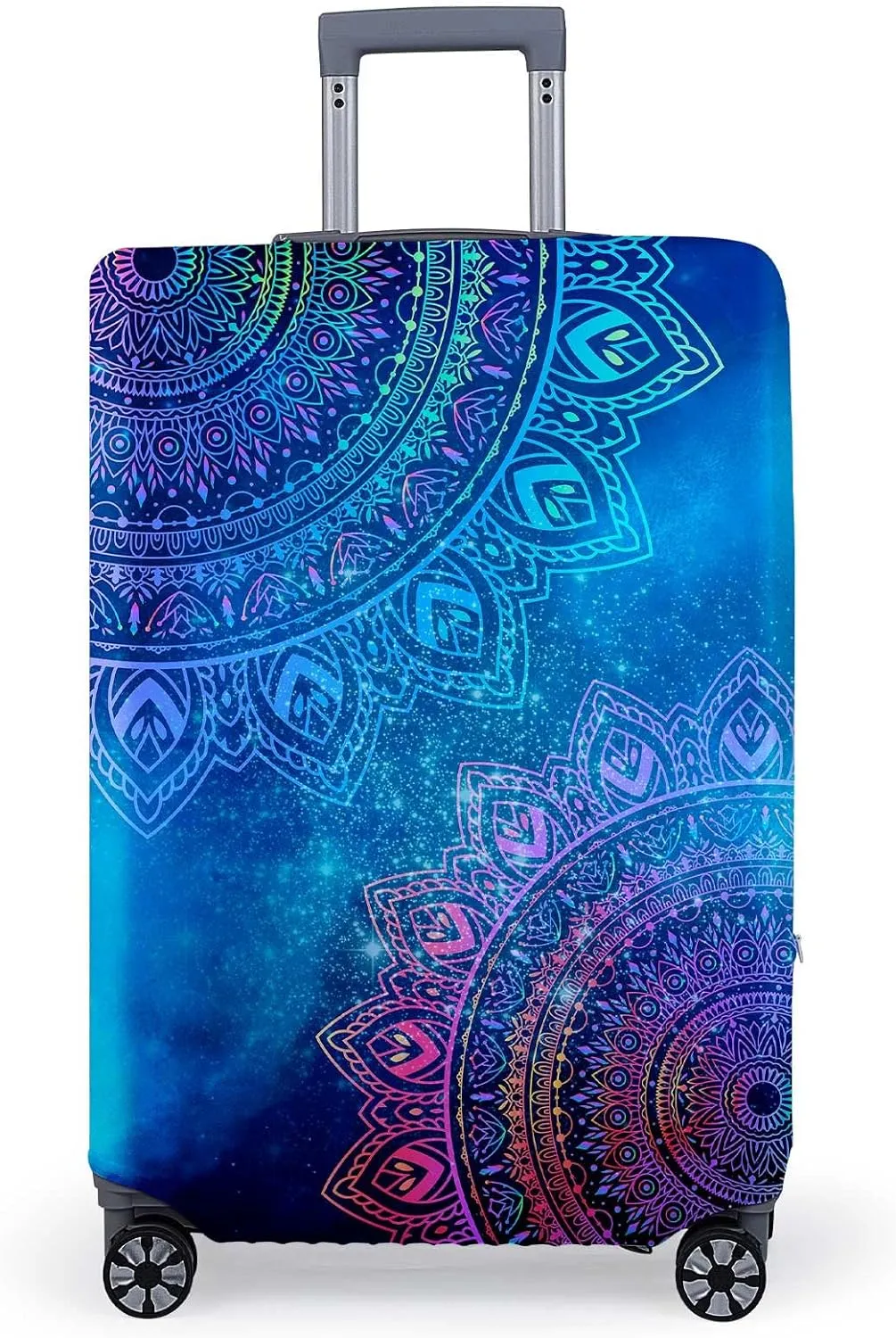 ICOSY Luggage Suitcase Covers for Luggage, Elastic Luggage Cover Protector Anti-Scratch Travel Suitcase Cover Fits 18-32 Inch Luggage, Blue