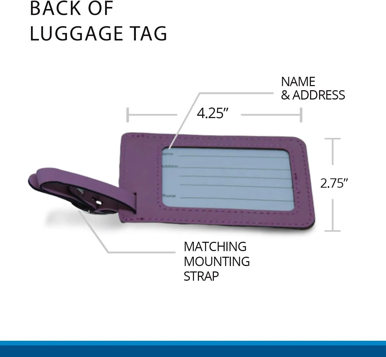 IND Crew Base Bag Tags, Set of Two, United, Indianapolis Crew Base, Airlines Bag Tag, (Pink)
