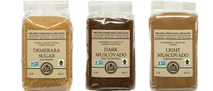 India Tree Mauritius Sugars Chef's Pack - Demerara, Dark Muscovado, and Light Muscovado - 3 Pounds Total