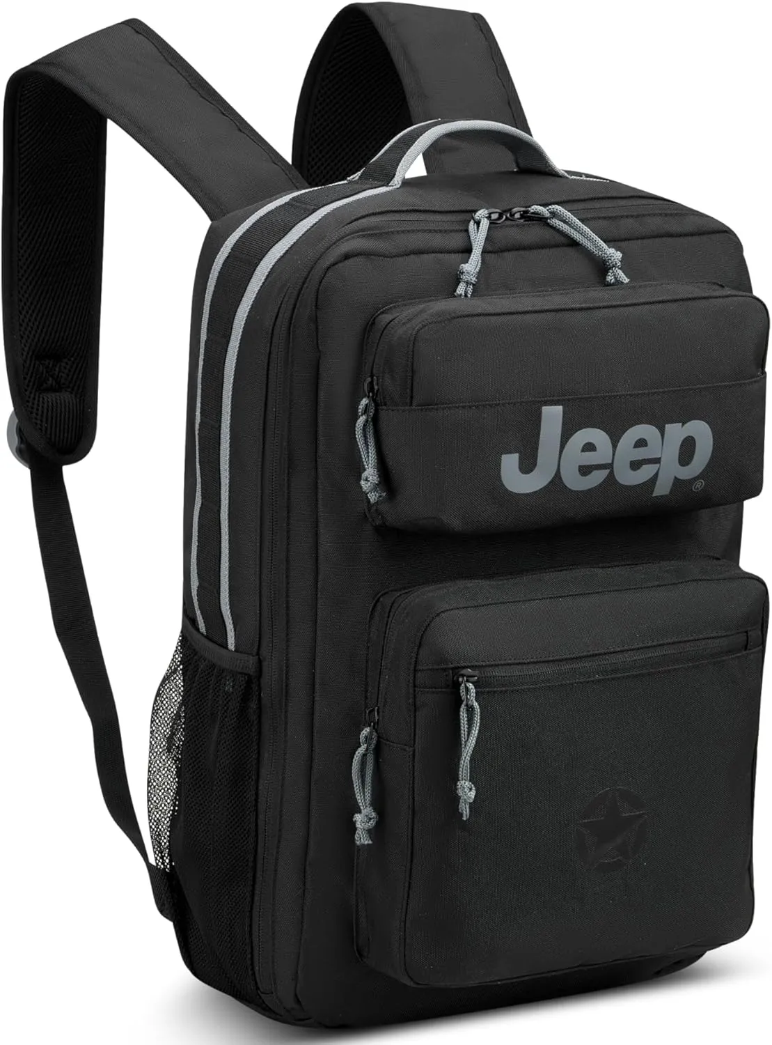 Jeep JS015B Travel Backpack, Black, 15.6" Laptop