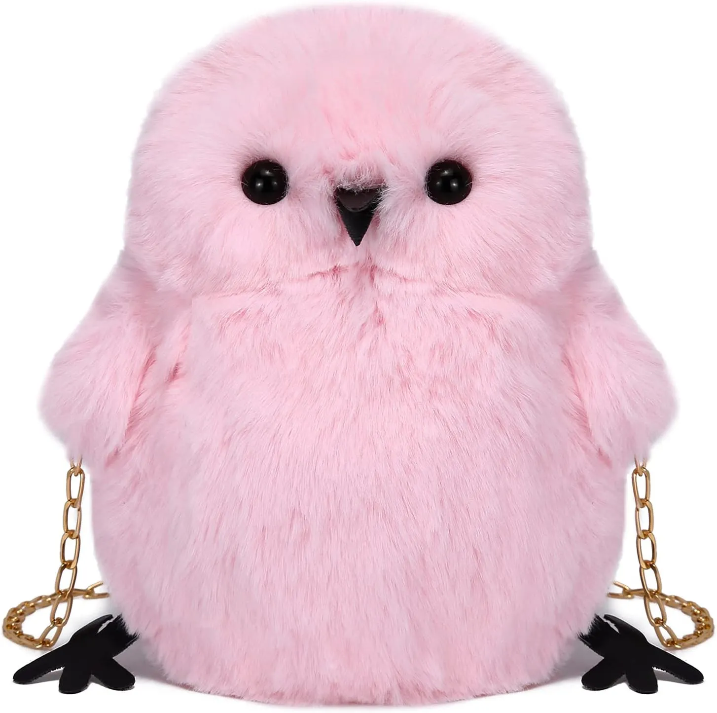 JHVYF Women Cute Plush Crossbody Bag Chic Small Shoulder Purse Cell Phone Wallet For Girls