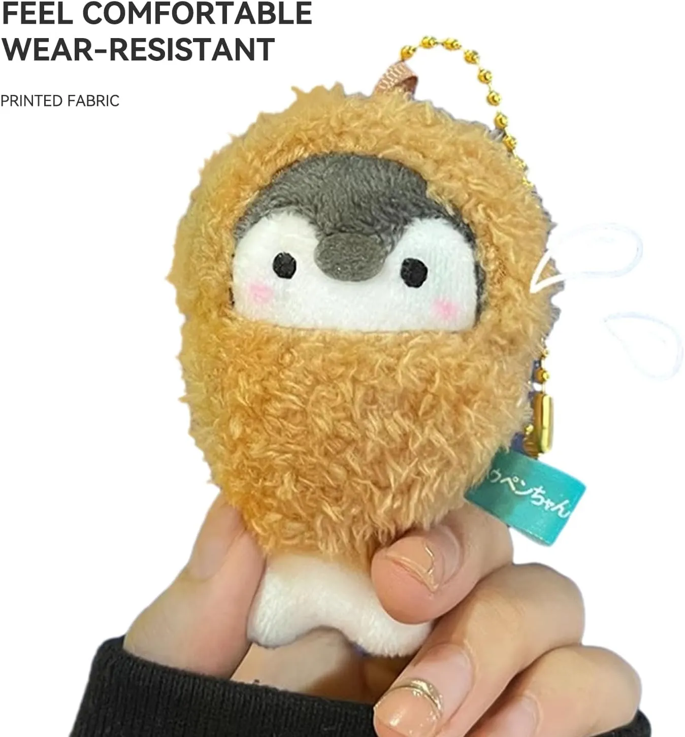 jiesinlov Kawaii Plush Penguin Pendant Cute Keychain,Purse Backpack Charms Accessories Key Chain for Women or Girls Bags