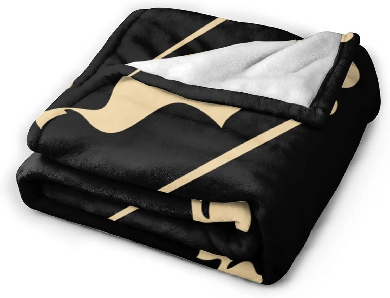 Johnnie Music and Walker Flannel Throw Blanket for Couch Bed Super Soft Air Conditioner Cozy Warm Blanket 80"x60"