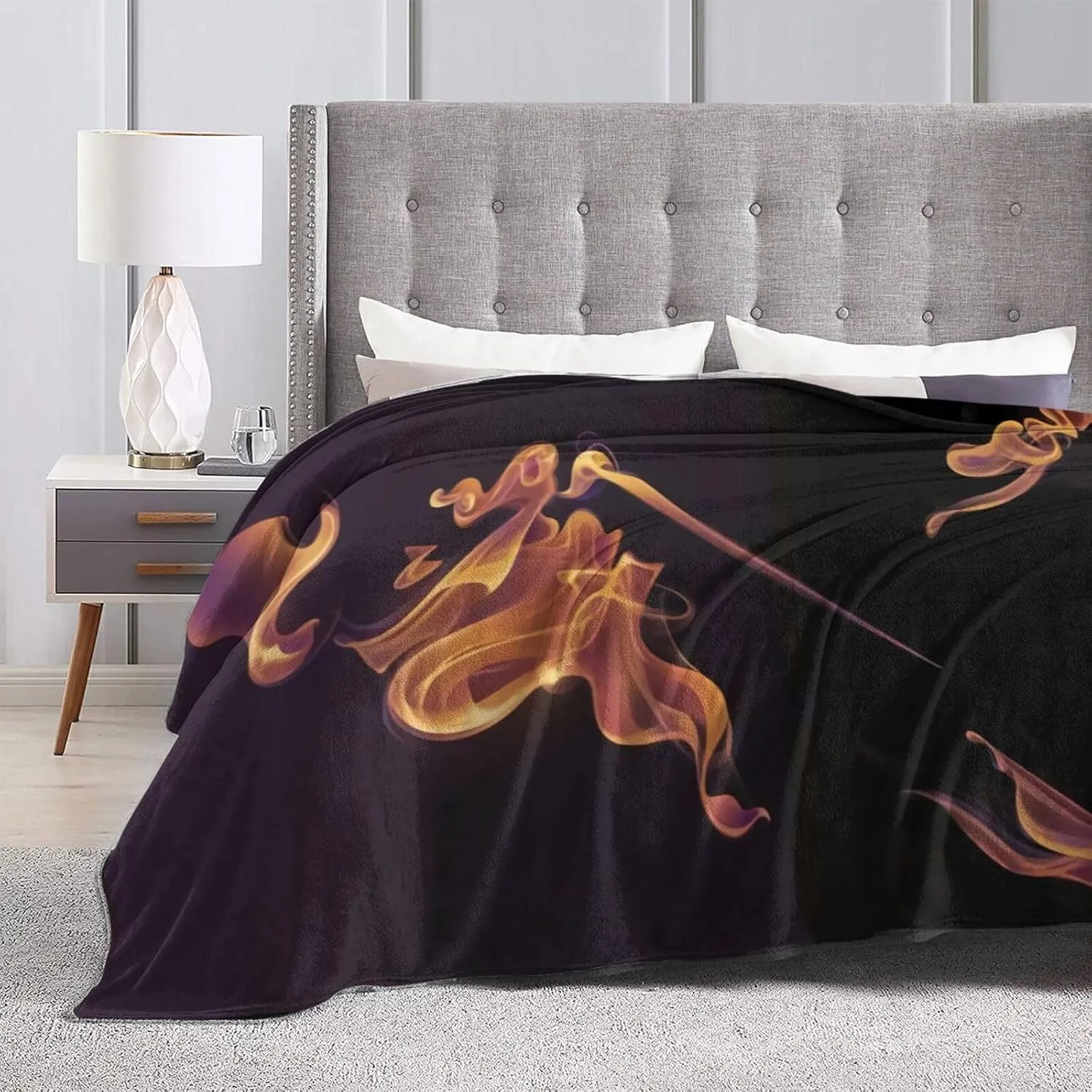 Johnnie Music and Walker Flannel Throw Blanket for Couch Bed Super Soft Air Conditioner Cozy Warm Blanket 80"x60"