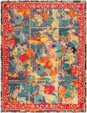 Johnny was Liberty Pattern Travel Blanket - Reversible and in a Liberty Pattern Bag