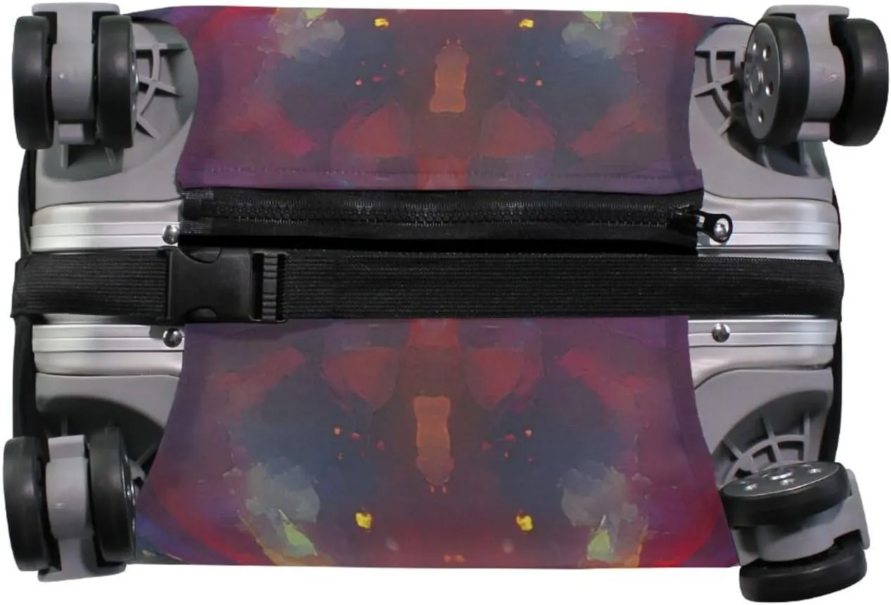 Joisal Butterflies Colors Luggage Cover Protector Tsa Approved Fit 18-32 Inch Luggage, Luggage Accessories
