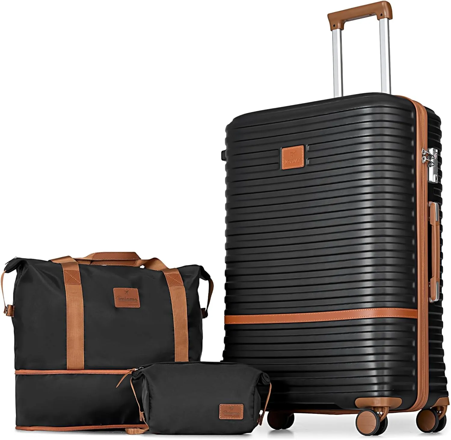 Joyway 28 Inch Large Luggage Hardside Suitcase with Spinner Wheel, Lightweight 3 Piece Suitcase Set with TSA Lock