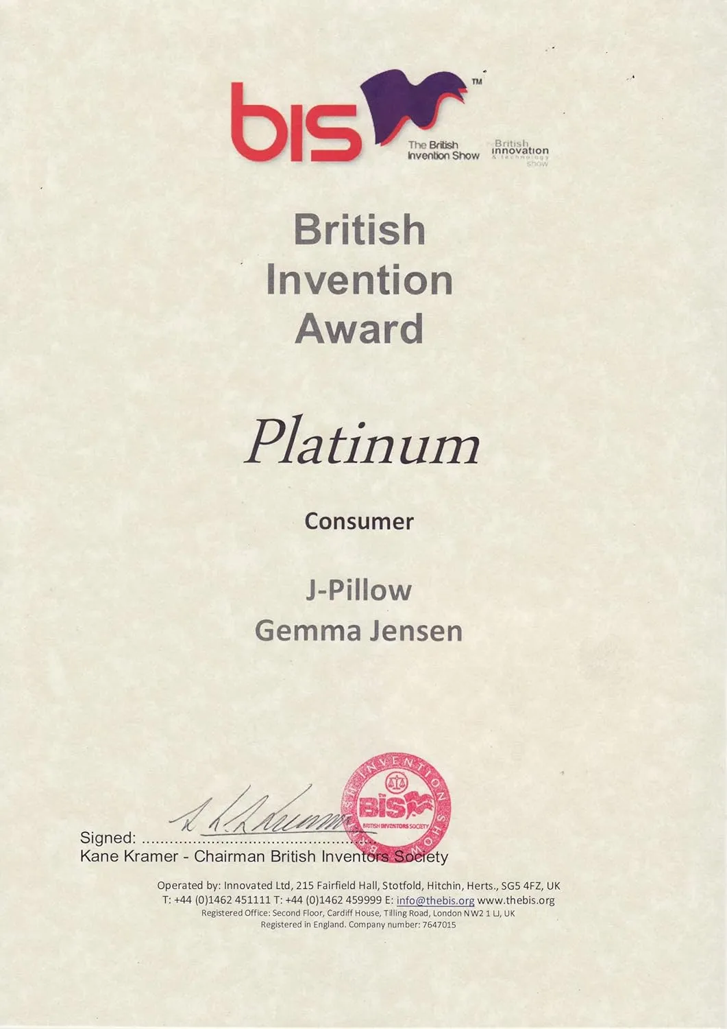 JPillow Travel Pillow for Airplanes - British Invention of The Year - Upgraded with Patented Anti-Slip Scarf - Unique Chin Support - Neck Pillow for Travel - Flight Pillow - Blue/Gray