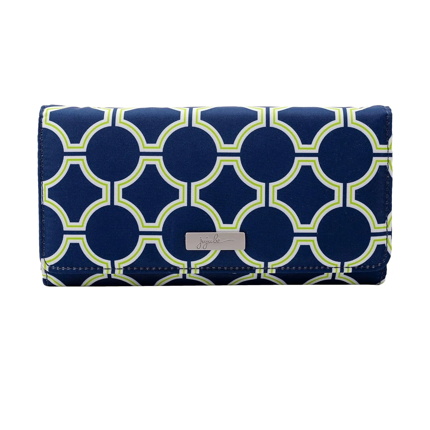JuJuBe Be Rich Tri-Fold Wallet with Snap Enclosure, Classic Collection - Royal Envy