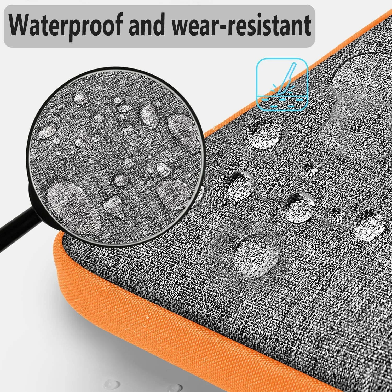 Laptop Shoulder Bag 13 13.3 14 Inch Case Compatible with MacBook Pro 14 2025-2021 M4/M3/M2/M1, Mac Air/pro 13-13.3 Inch and Most Popular 13-14 Notebooks,Spill-Resistant Briefcase, Dark Gray&Orange