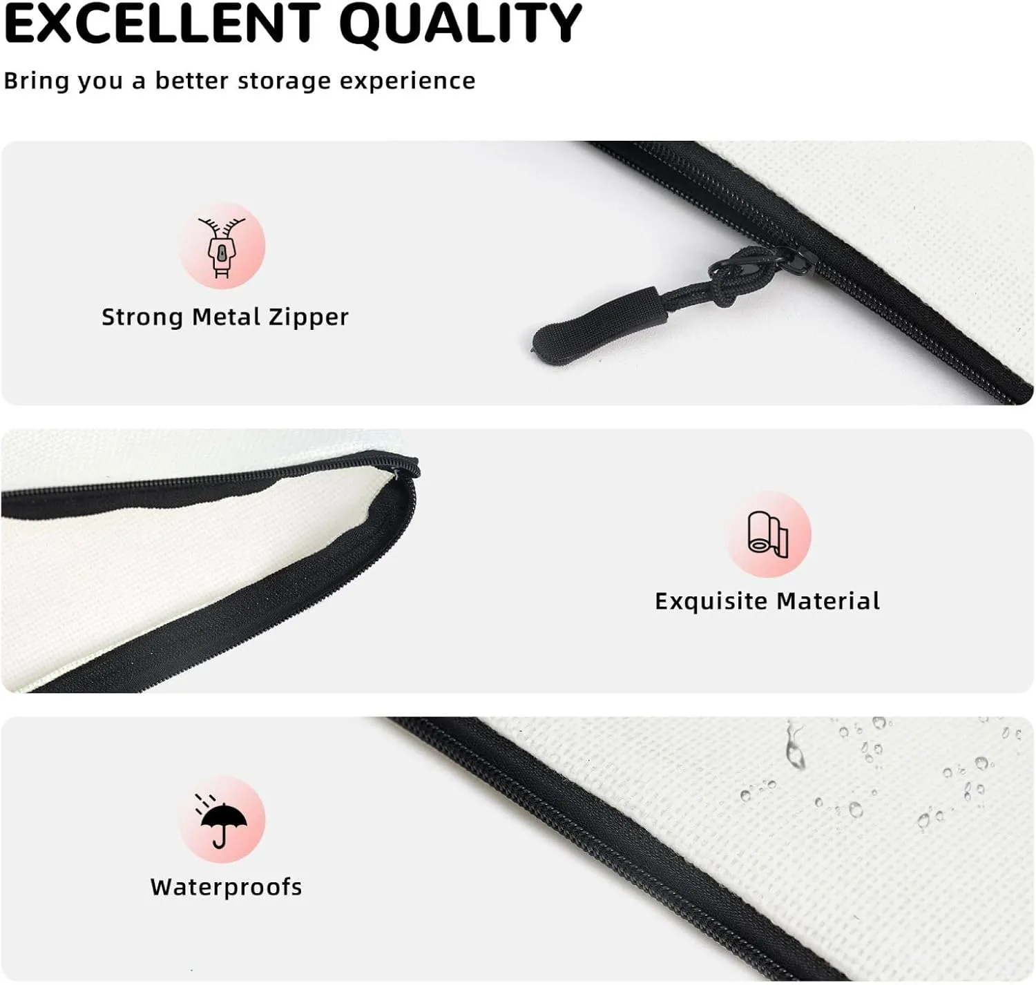 Large Capacity Women's Makeup Bag, Waterproof Imitation Hemp Material Hand Zipper Makeup Bag, Portable Makeup Bag, Travel Essentials Cosmetic Bag Abstract Ink Splash