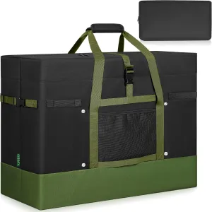 Large Duffle Bag for Travel,75L Water-resistant Camping Storage Tote, Foldable Canvas Duffle Outdoor Luggage Duffle Bag Organizer for Travel, Picnic, Moving