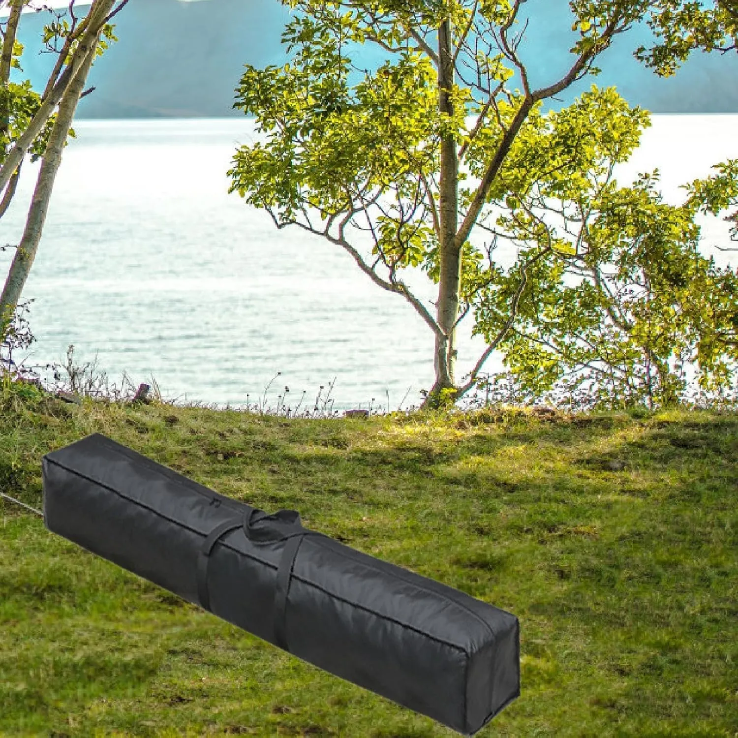 Large Sports Duffel Bag Water Resistant Dustproof Sturdy Long Luggage Bag Camping Travel Equipment Storage for Moving Fishing, 80cmx15cmx15cm