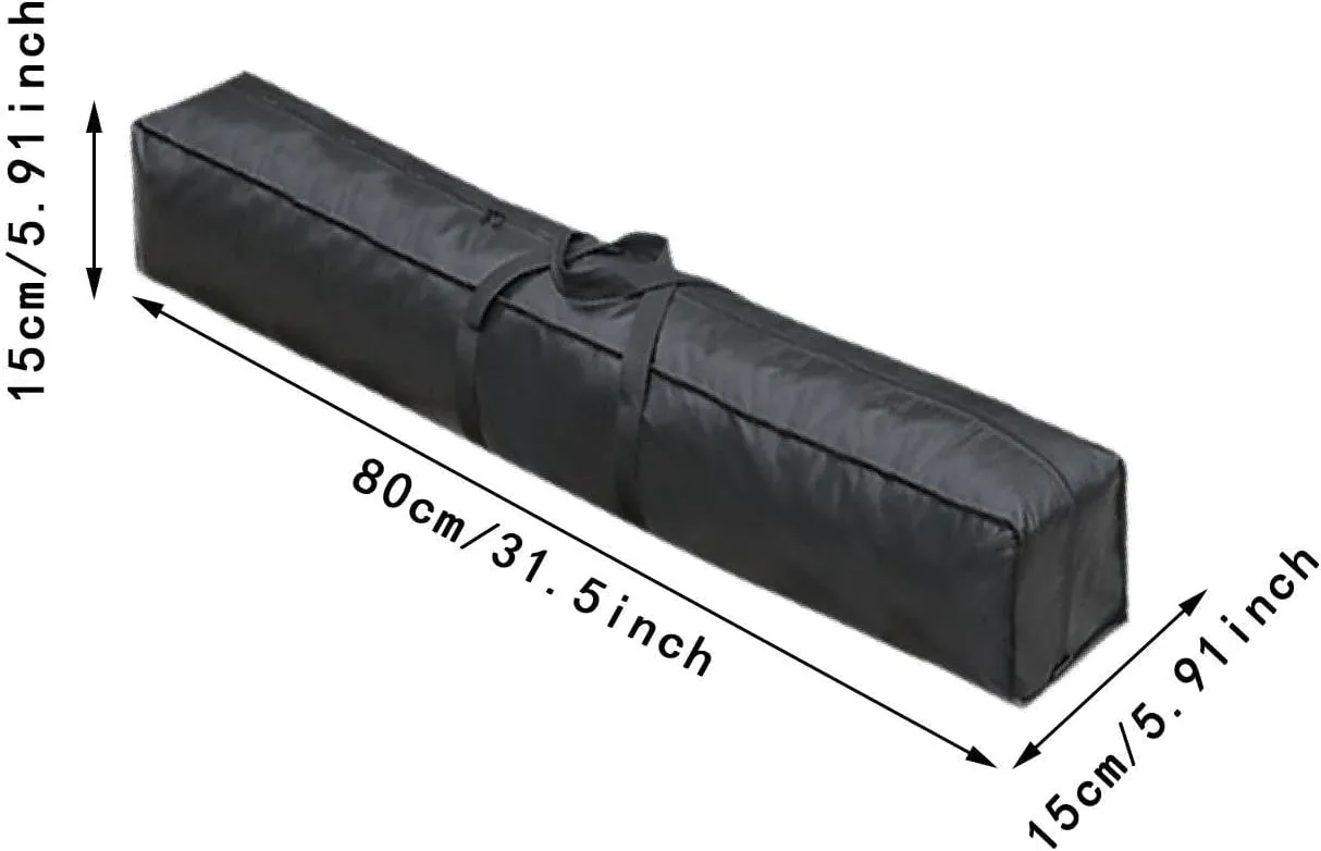 Large Sports Duffel Bag Water Resistant Dustproof Sturdy Long Luggage Bag Camping Travel Equipment Storage for Moving Fishing, 80cmx15cmx15cm