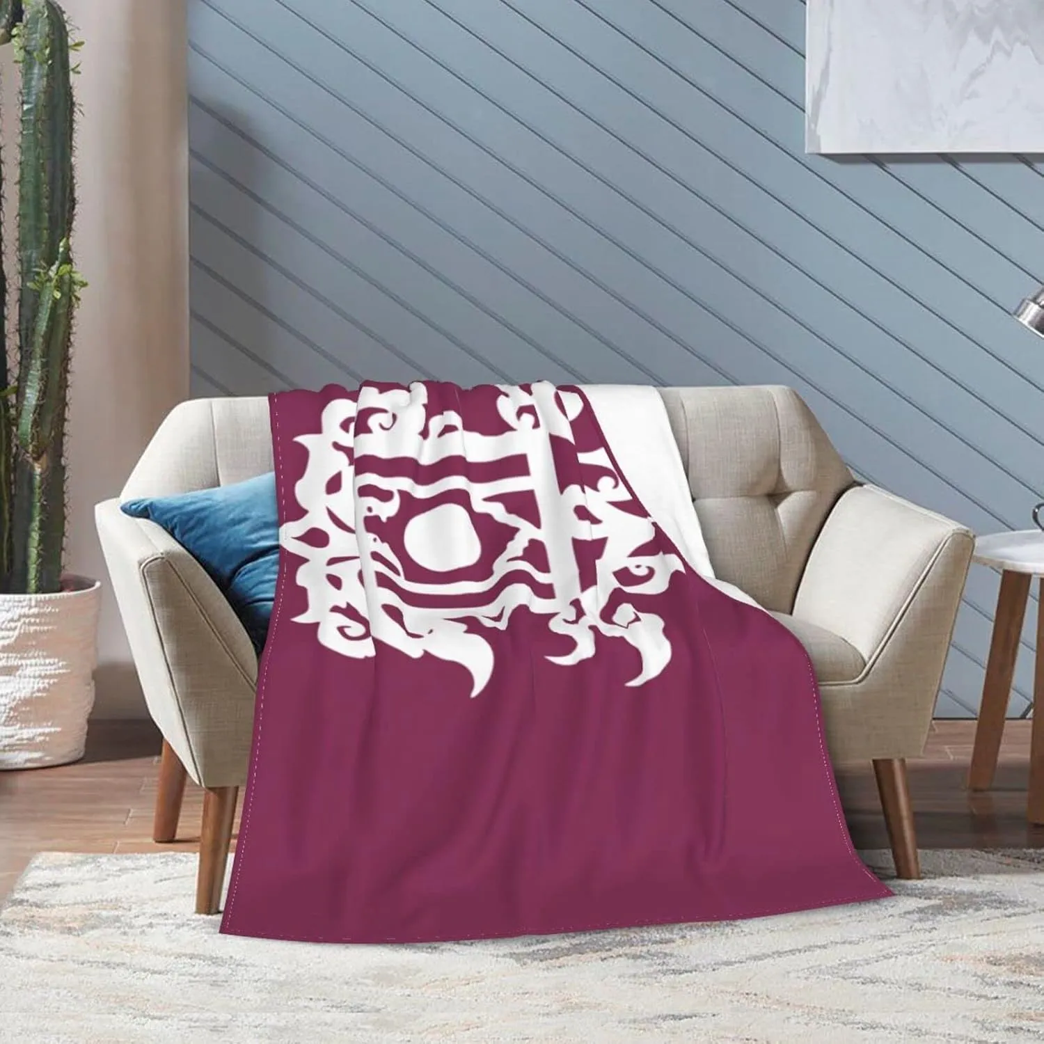Late 19th Century Flag of Sulu Throw Blanket for Couch Bed Sofa Super Soft Cozy Throw Blanket 60"x50" Blankets