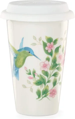 Lenox 885608 Butterfly Meadow Flutter Thermal Porcelain Travel Mug