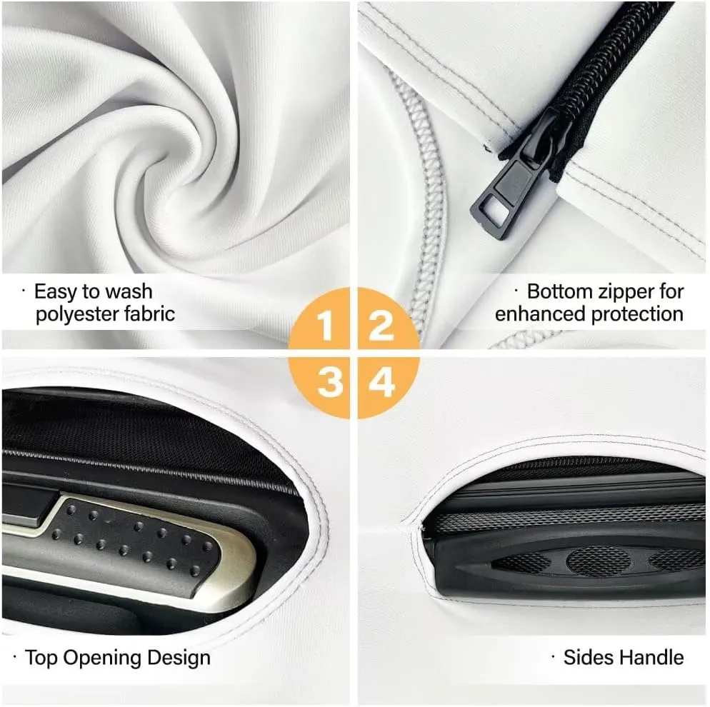 Lightweight Luggage Cover - Sturdy Travel Suitcase Protector Dustproof Protector for Long Journeys Business Travel Butterfly Print