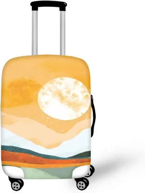 Lightweight Suitcase Cover - Fashion Luggage Covers with Stylish Prints Anti-Scratch Design Lightweight Suitcase Case Covers Mountain